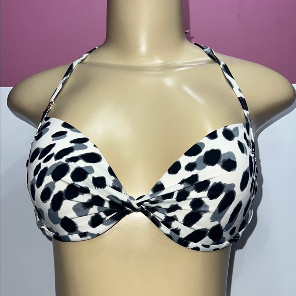Victoria's Secret Black and White Bikini Swim‎ zs 34C